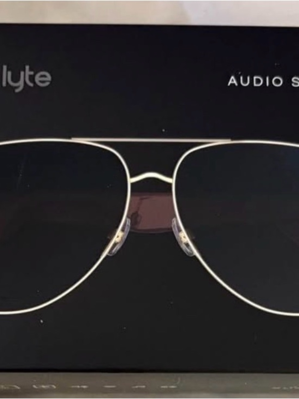 Lucyd Aviator Smart Metal Frame Sunglasses in Gold